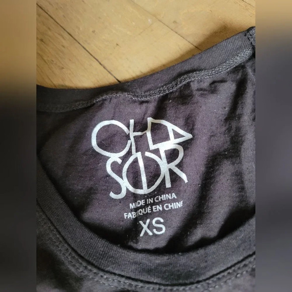 Chaser Vodka Soda Lime Washed Black Muscle Tee, Size XS - Picture 7 of 7